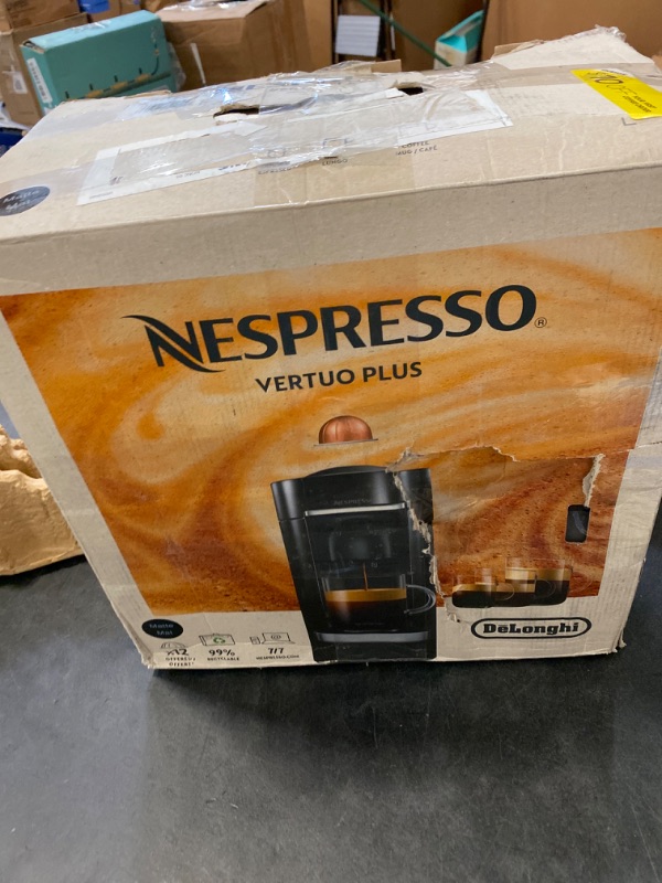 Photo 3 of Nespresso VertuoPlus Coffee and Espresso Machine by DeLonghi  Black Matte