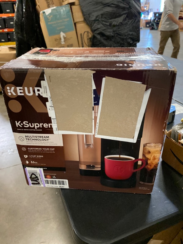 Photo 3 of K-Supreme Black Single Serve Coffee Maker