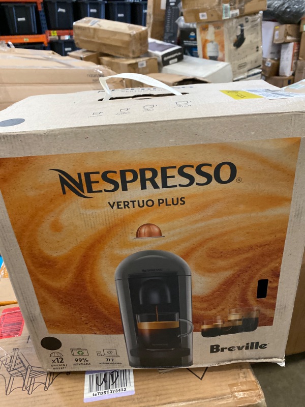 Photo 3 of Nespresso VertuoPlus Coffee and Espresso Machine by Breville, Ink Black