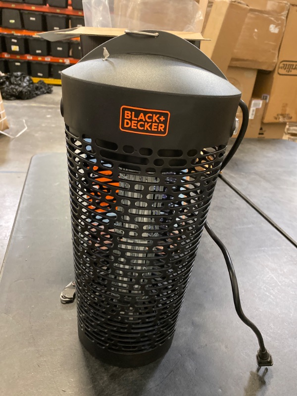 Photo 1 of BLACK+DECKER Bug Zapper- Mosquito Repellent & Fly Traps for Indoors- Mosquito Zapper & Killer- Gnat Trap- Bug Catcher for Insects Outdoor Half Acre Coverage for Home Backyard, Patio & More
