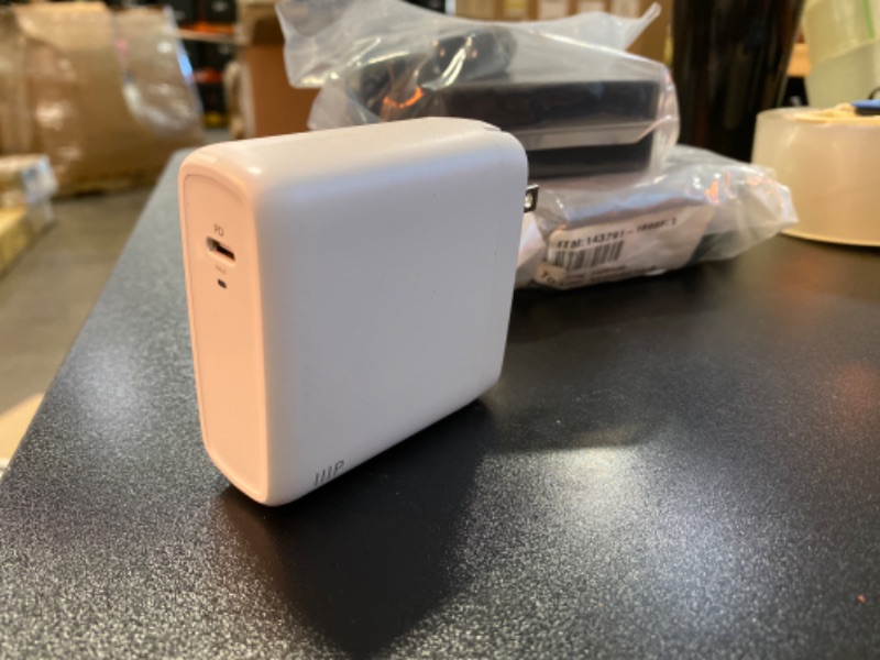 Photo 1 of Monoprice USB-C Charger, 100W 1-port PD, GaN Technology, Foldable Wall Plug, Power Delivery for MacBook Pro/Air, iPad Pro, iPhone 12/11/Pro/Max/XR/XS/X, Pixel, Galaxy S, and More
