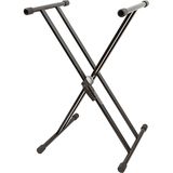 Photo 1 of Monoprice Double X-Frame Keyboard Stand - 110 lb Load Capacity - 38" Height - Steel