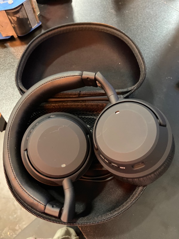 Photo 2 of Monoprice BT-300ANC Bluetooth Wireless Over Ear Headphones with Active Noise Cancelling (ANC) and Qualcomm aptX Audio
