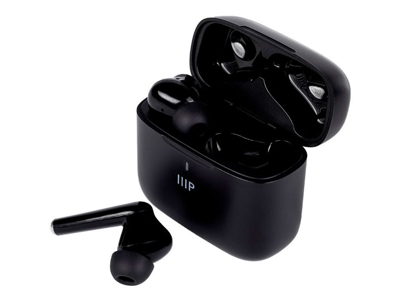 Photo 1 of Monoprice Horizon ANC True Wireless Earphones with ANC, Qualcomm QCC3040 Bluetooth 5.2, 4 Mics, cVc 8.0, Adaptive aptX, AAC, Gaming Low Latency Mode, Sweatproof, Charging Case
