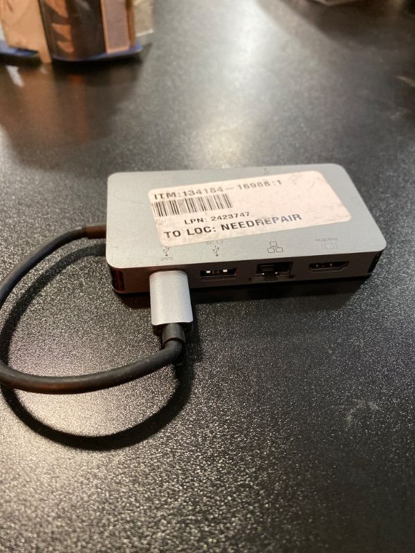 Photo 3 of Monoprice Consul Series USB-C HDMI Adapter with VGA, Gigabit Ethernet, 2-Port USB 3.0, USB-C 100W PD 3.0
