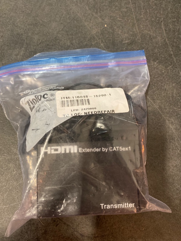 Photo 1 of Monoprice HDMI Extender Over Single CAT6 (TCP/IP) - 100 Meters (328 Feet) With IR Support, HDCP 1.1 - Blackbird Series
