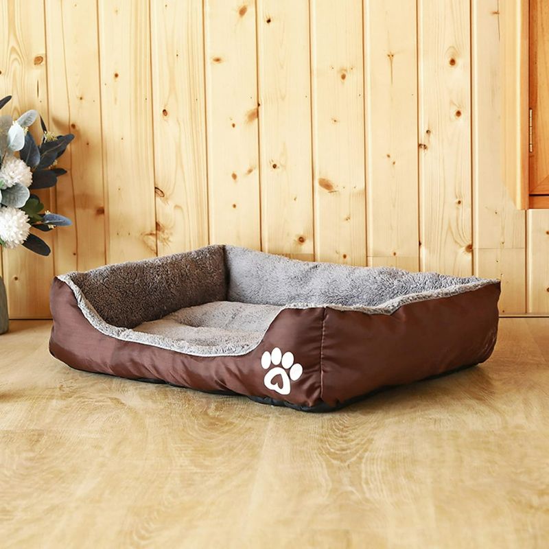 Photo 1 of Warm Soft Pet Bed Sofa Self Warming Dog Bed Cat Bed with Anti-Slip Bottom, Anxiety Relief Improved Sleep, Premium Puppy Sofa Pet Sofa for Large Dog 