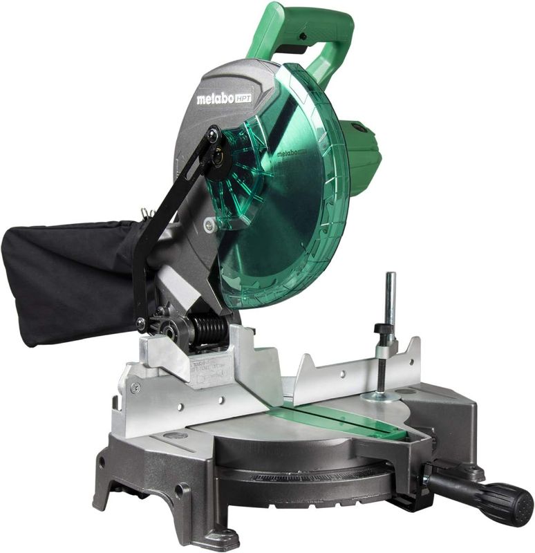 Photo 1 of Metabo HPT Compound 10" Miter Saw with 10-Inch Fine Finish Blade 
