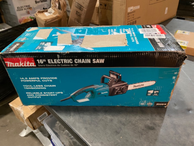 Photo 3 of Makita-UC4051A Chain Saw, Electric, 16 in. Bar - Sliver