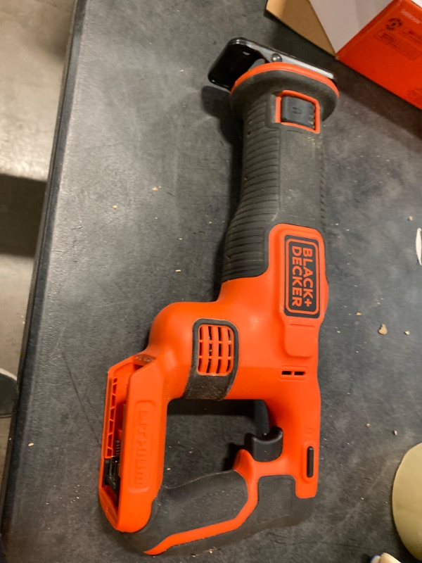 Photo 2 of BLACK+DECKER 20V MAX* POWERCONNECT 7/8 in. Cordless Reciprocating Saw (BDCR20B)
