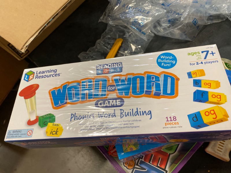 Photo 2 of Learning Resources Word for Word Phonics Game - 2-4 Player, Ages 7+ Word Building Game for Kids, Board Games for Kids, Develops Vocabulary Skills