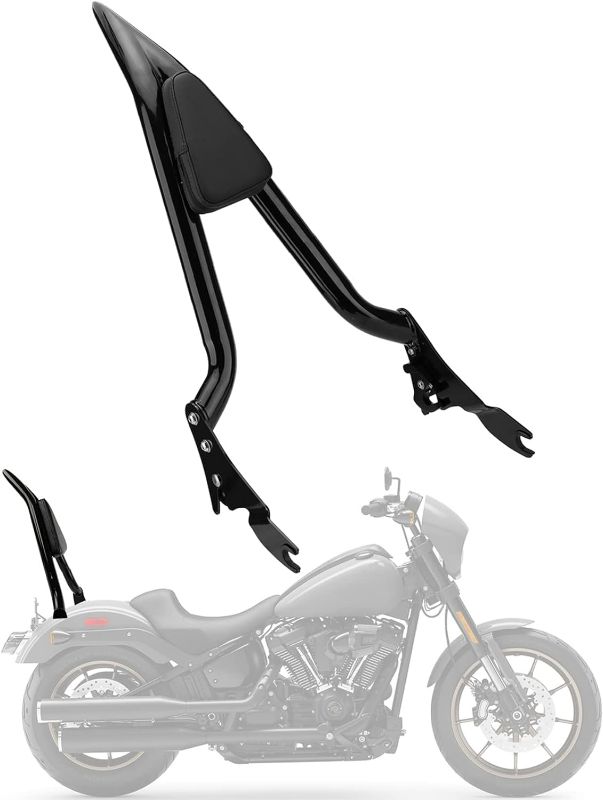 Photo 1 of Motorcycle Backrest Sissy Bar Detachable Passenger Assembled Backrest Rear Pad Compatible