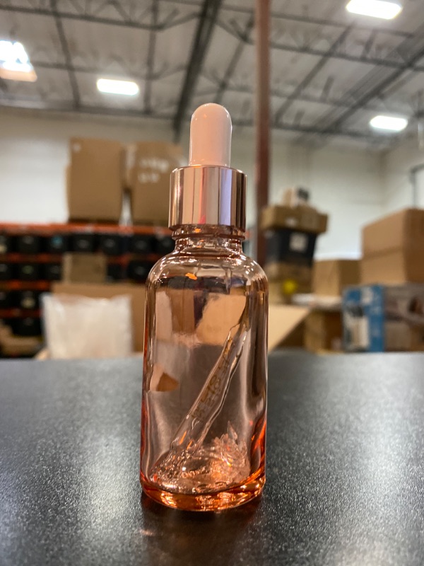Photo 2 of PrettyCare 2 oz Tincture Bottles with Dropper (63 Pack Rose Glass Eye Dropper Bottle 60 ml with Measured Pipettes, Golden Caps, Labels, Funnels & Plastic Pipettes) for Essential Oils
