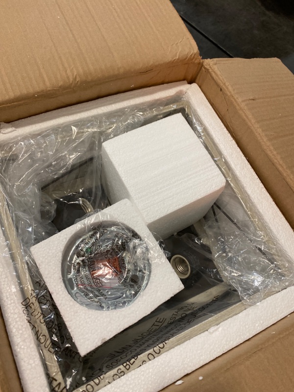 Photo 1 of Progress Lighting Briarwood Collection Whitewashed Two-Light Farmhouse Flush Mount Ceiling Light, Graphite
