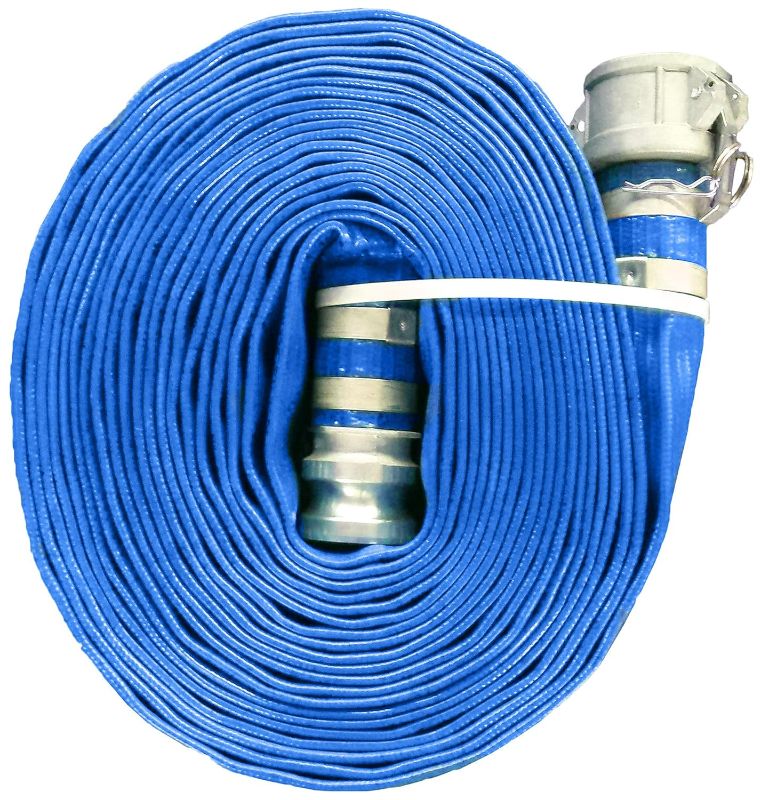 Photo 1 of JGB Enterprises  Eagle Flo Blue PVC Discharge Hose, , Type C and E Cam Locks, Working Pressure, -4 Degree F to 150 Degree F
