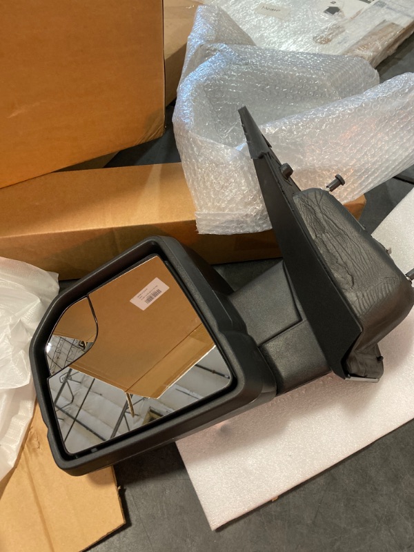 Photo 2 of LIWEDFG Mirror Assembly Compatible with Ford F150 2015, 2016, 2017, 2018, 2019, 2020, Power Glass, Heated, In-housing Signal Light, Blind Spot Corner Glass, Manual Folding,Left Driver Side
