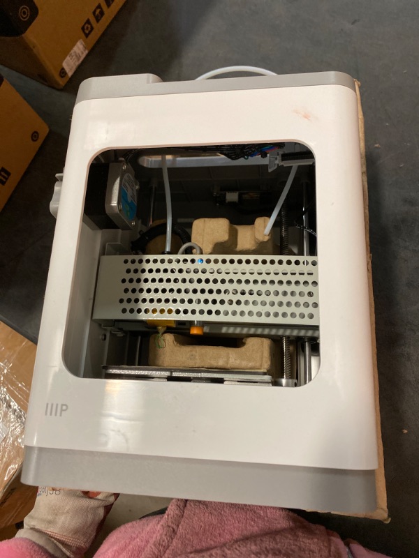 Photo 1 of Monoprice - 140108 MP Cadet 3D Printer, Full Auto Leveling, Print Via WiFi, Small Footprint Perfect for a Desktop, Office, Dorm Room, or The Classroom