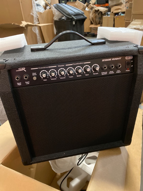 Photo 2 of Stage Right by Monoprice 40-Watt, 1x10 Guitar Combo Amplifier with Spring Reverb
