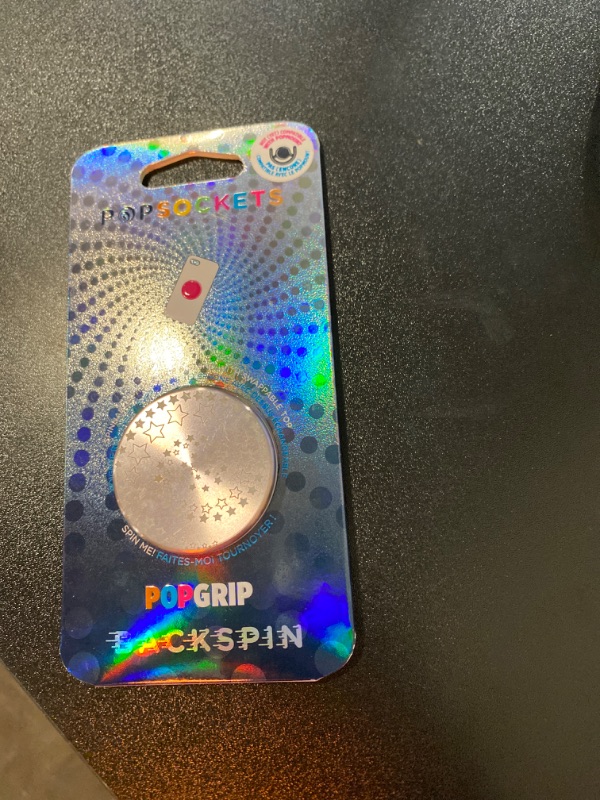 Photo 2 of PopSockets PopGrip Backspin: Swappable and Spinnable Grip for Phones and Tablets - Starry Eye