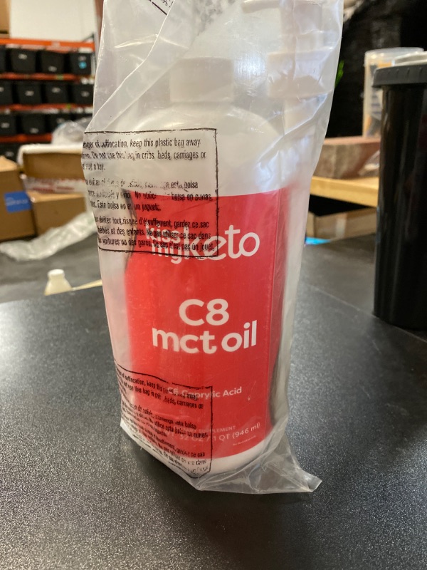 Photo 2 of Kiss My Keto MCT Oil C8 – 32 oz Pure C8 MCT Oil Keto Fuel – Pure MCT Oil Bottle with Pump – High Octane MCT C8 Oil Caprylic Acid – Keto Pure MCT Coconut Oil Brain Fuel – Liquid Coconut MCT Oil Pure