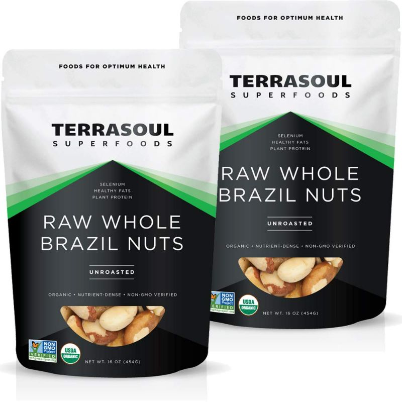 Photo 1 of Terrasoul Superfoods Organic Brazil Nuts, 2 Lbs (2 Pack) - Raw | Unsalted | Rich in Selenium
