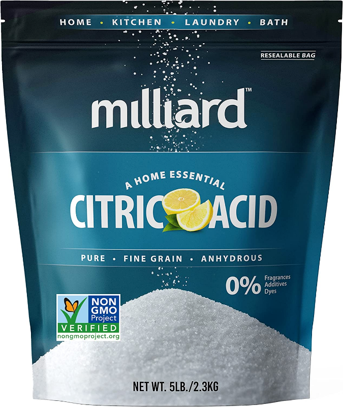 Photo 1 of Citric Acid 5 Pound - 100% Pure Food Grade Non-Gmo Project Verified (5 Pound)
