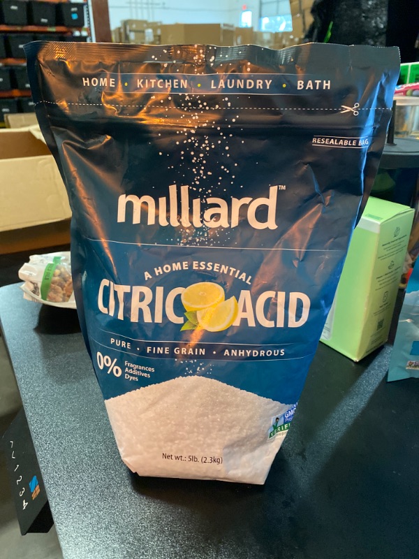 Photo 2 of Citric Acid 5 Pound - 100% Pure Food Grade Non-Gmo Project Verified (5 Pound)
