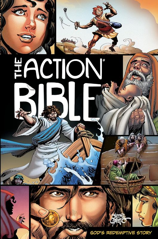 Photo 1 of The Action Bible: God's Redemptive Story (Action Bible Series)