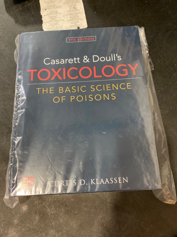 Photo 2 of Casarett & Doull's Toxicology: The Basic Science of Poisons, 9th Edition