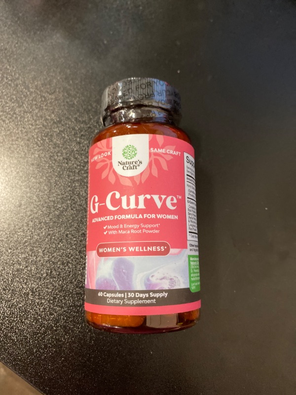 Photo 2 of Nature's Craft, G-Curve, Women's Wellness, 60 Capsules
