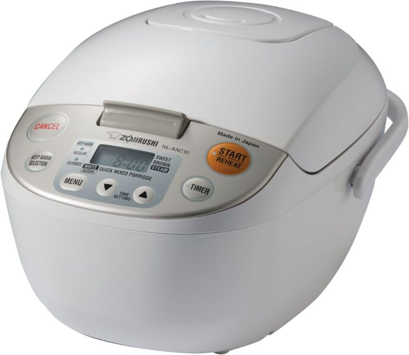 Photo 1 of Zojirushi NL-AAC10 Micom Rice Cooker (Uncooked) and Warmer, 5.5 Cups/1.0-Liter, 1.0 L,Beige
