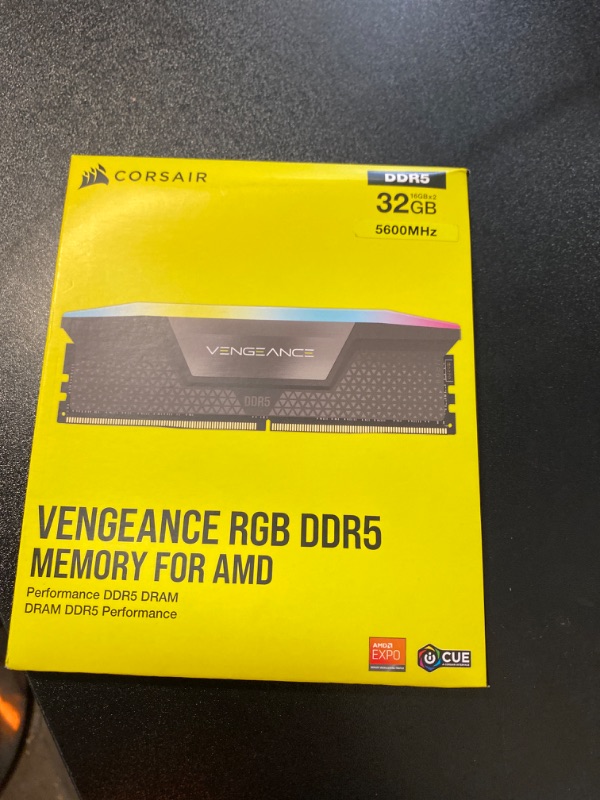 Photo 2 of VENGEANCE RGB 32GB (2PK 16GB) 5600MHz DDR5 C36 Desktop Memory Kit