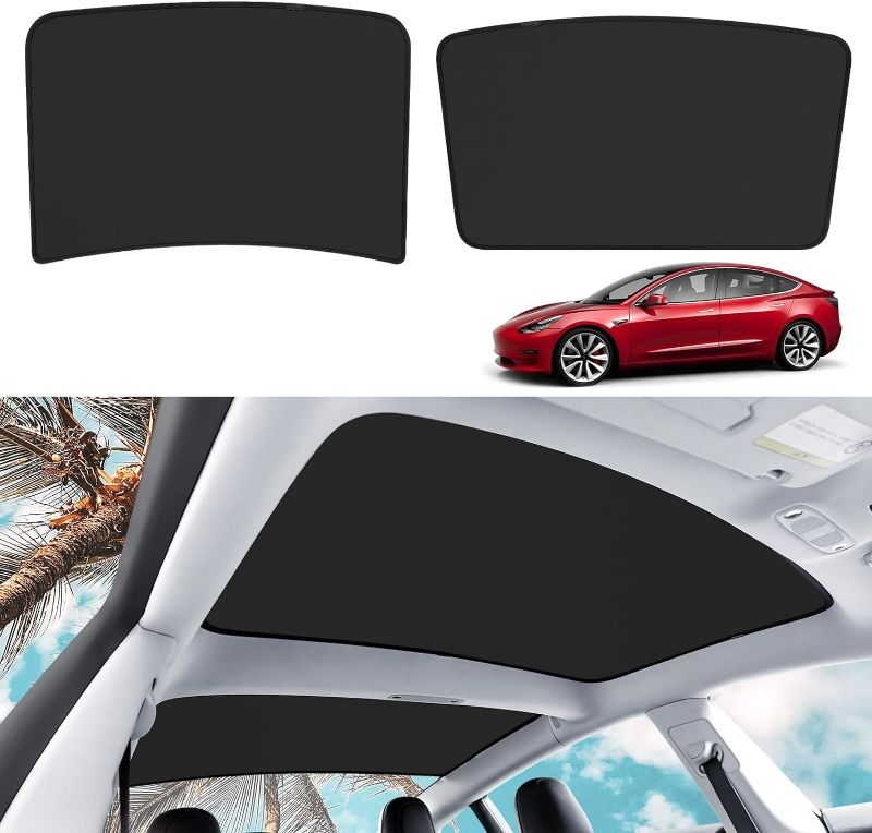 Photo 1 of KUNIST Roof Sunshades for Tesla Model model 3 and Y 