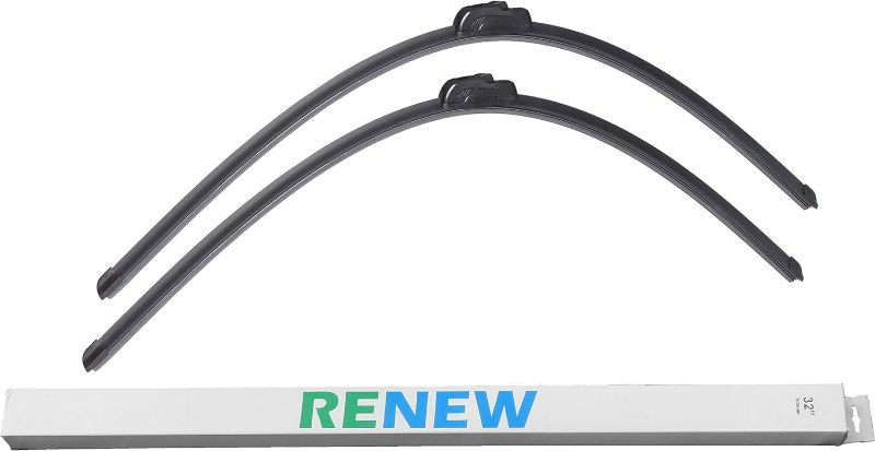 Photo 1 of Renew RW32HKB9 32 Inch RV and Motorhome Wiper Blade Pair (Set of 2) for Small 9x3 Hook and works like 18-320
 