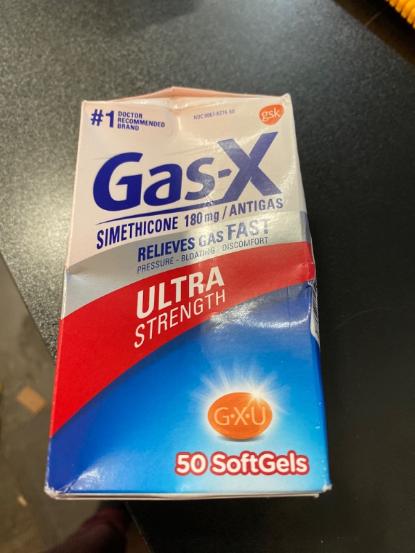 Photo 2 of Gas-X Ultra Strength Gas Relief Softgels with Simethicone 180 mg for Bloating Relief - 50 Count