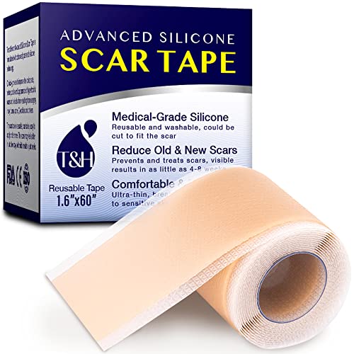 Photo 1 of Advanced Silicone Scar Tape - Medical Grade Soft Silicone Gel Tape Scar Removal, Highly Comfortable Painless for C-Section, Stretch Marks, Acne, Surge
