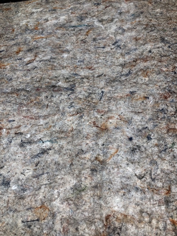 Photo 1 of 4'3 " X 6 '  1/2" Thick, Felt + Rubber, Non-Slip Cushion Rug Pad