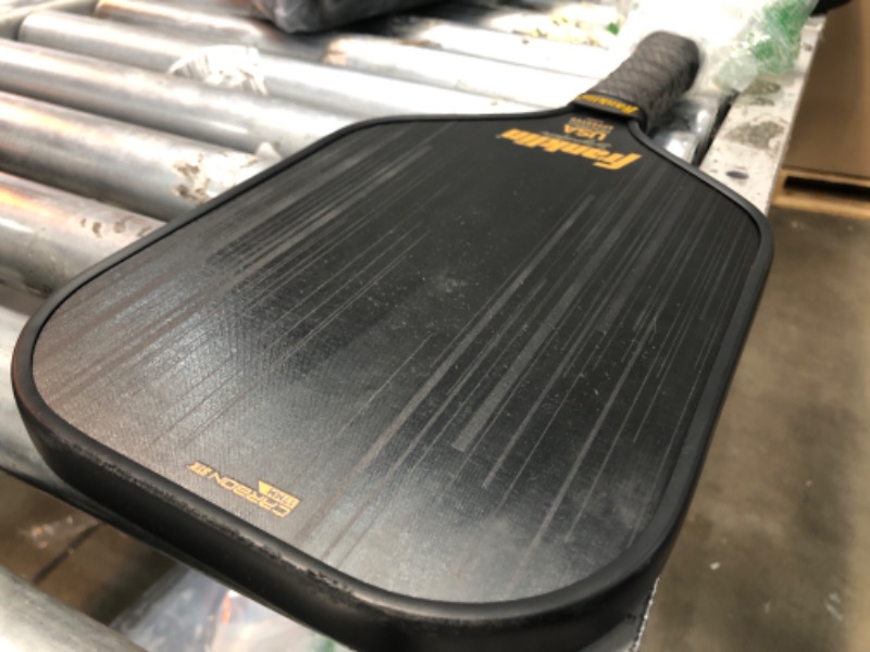 Photo 3 of **MINOR DAMAGE** Franklin Sports Pro Pickleball Paddles - Signature Series Carbon Fiber Paddle with Carbon STK Surface - USA Pickleball (USAPA) Approved Tournament Pickleball Paddle 17mm