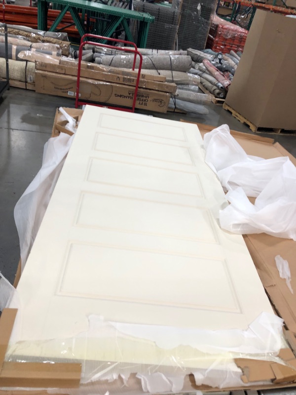 Photo 4 of 36 in. x 80 in. Rockport Primed Smooth Molded Composite MDF Interior Door Slab
