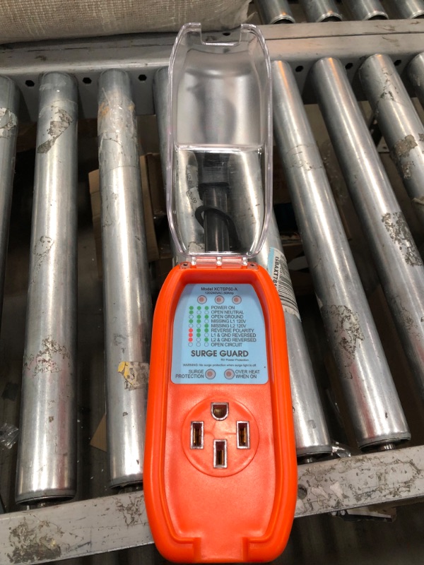 Photo 3 of iHomayee RV Surge Protector 50 Amp Waterproof, RV Circuit Analyzer with Integrated Surge Protection, 4200 Joules/UL Listed, Portable Power Defender
