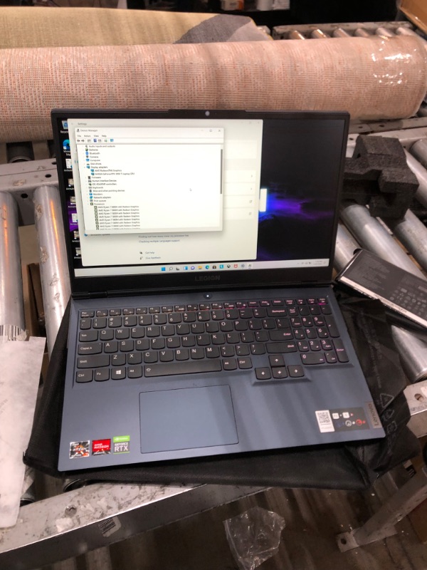 Photo 3 of Lenovo Legion 5 Gaming Laptop, 15.6" FHD Display, AMD Ryzen 7 5800H, 16GB RAM, 1TB SSD Storage, NVIDIA GeForce RTX 3050Ti, Windows 10H, Phantom Blue
