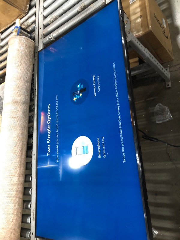 Photo 2 of SAMSUNG 50-Inch Class Crystal 4K UHD AU8000 Series HDR, 3 HDMI Ports, Motion Xcelerator, Tap View, PC on TV, Q Symphony, Smart TV with Alexa Built-In (UN50AU8000FXZA, 2021 Model)
