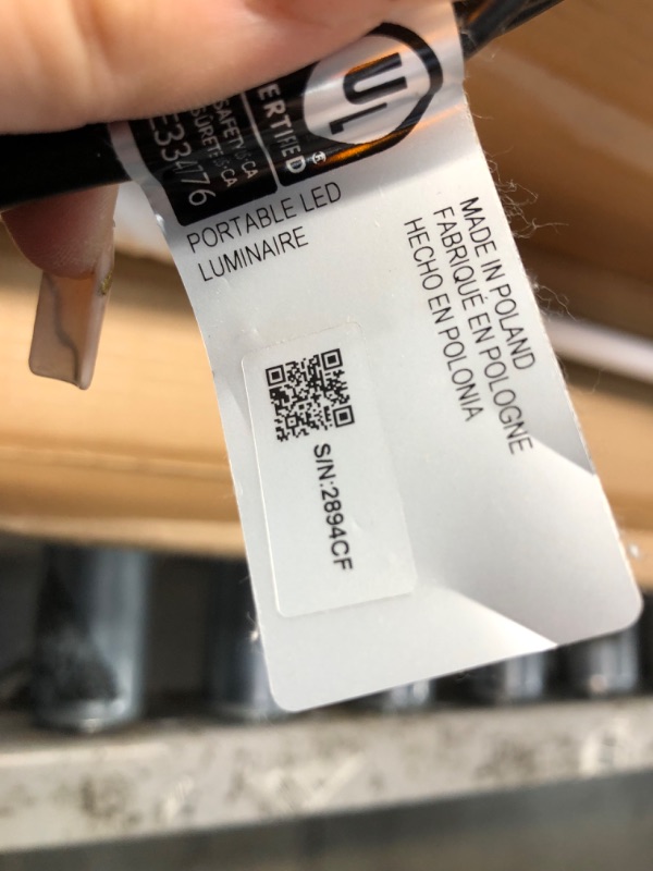 Photo 1 of Philips Hue Gradient Signe Floor Lamp, Compatible with Alexa, Apple HomeKit and Google Assistant, Black
