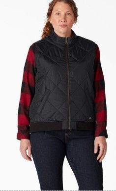 Photo 1 of 3xl--Dickies Women’s Plus Quilted Vest

