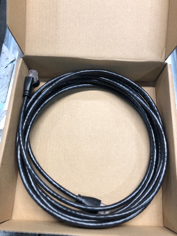 Photo 2 of Amazon Basics RJ45 Cat-6 Ethernet Patch Internet Cable - 14 Foot (4.3 Meters) 14 Foot 1-Pack Cable