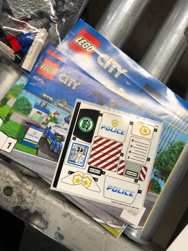 Photo 3 of BOX IS DAMAGE**LEGO City Police Station 60316 Building Toy Set for Kids, Boys, and Girls Ages 6+ (668 Pieces) Frustration-Free Packaging