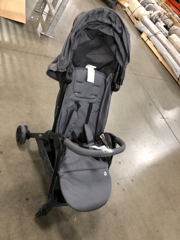 Photo 2 of Baby Trend Gravity Fold Stroller, Black Stone AND GREY
