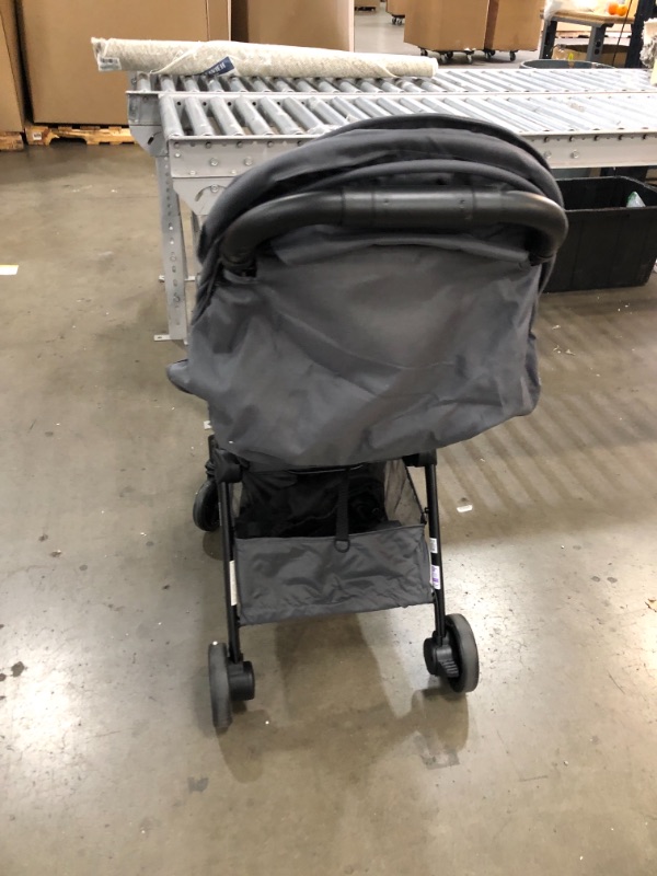 Photo 3 of Baby Trend Gravity Fold Stroller, Black Stone AND GREY
