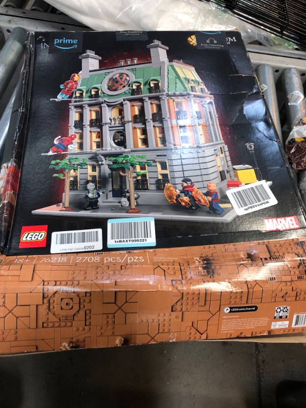 Photo 2 of BOX IS DAMAGED**MISSING MANUAL**LEGO Marvel Sanctum Sanctorum 76218 Building Set for Adults (2,708 Pieces), 18.9 x 22.91 x 4.88 inches FrustrationFree Packaging