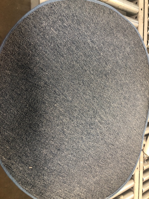 Photo 1 of 34 inch  round blue rug  